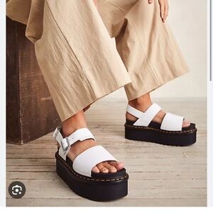 dr marten voss quad platform sandal